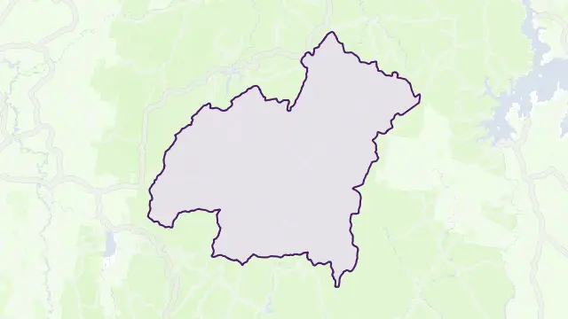 Jagungal Wilderness Area Boundary Map