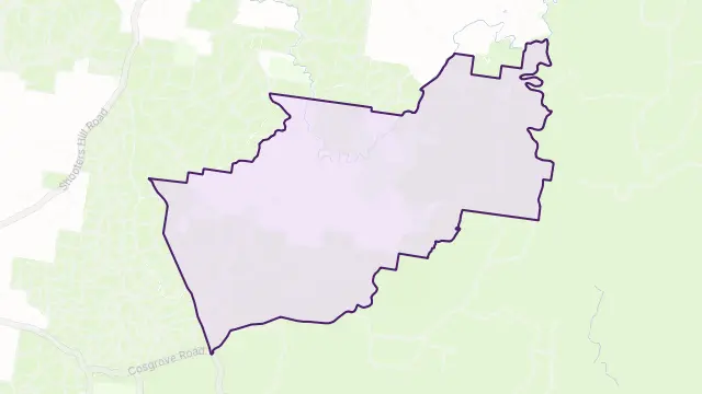 Jaunter Area Boundary Map
