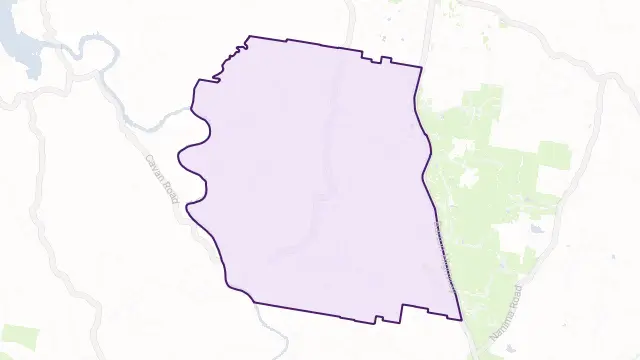 Jeir Area Boundary Map