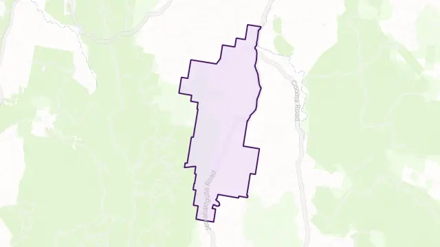 Jerrabattgulla Area Boundary Map