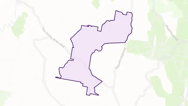 Jincumbilly Area Boundary Map