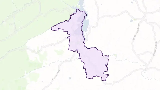 Jindabyne Area Boundary Map