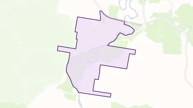 Jones Bridge Area Boundary Map