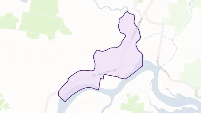 Jones Island Area Boundary Map