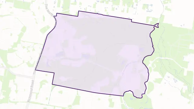 Jordan Springs Area Boundary Map