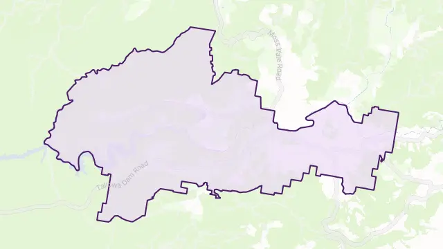 Kangaroo Valley Area Boundary Map