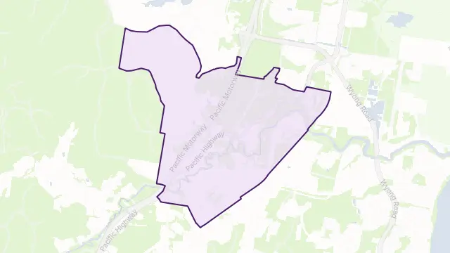 Kangy Angy Area Boundary Map