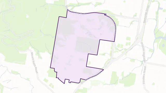 Keiraville Area Boundary Map