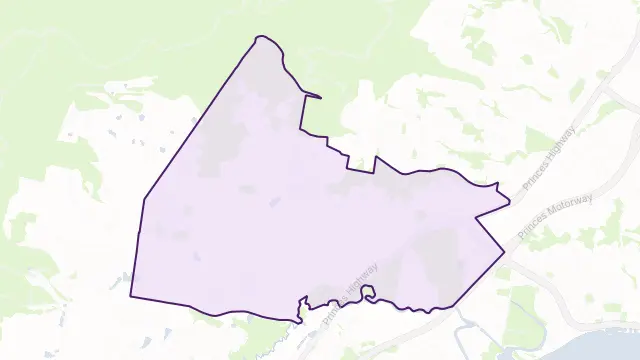 Kembla Grange Area Boundary Map