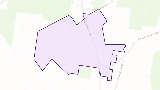Kenebri Area Boundary Map