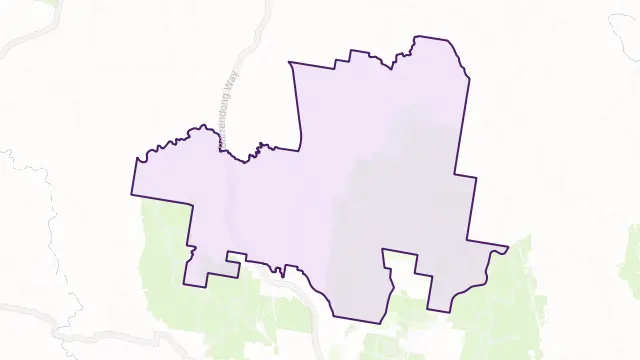 Kerrs Creek Area Boundary Map