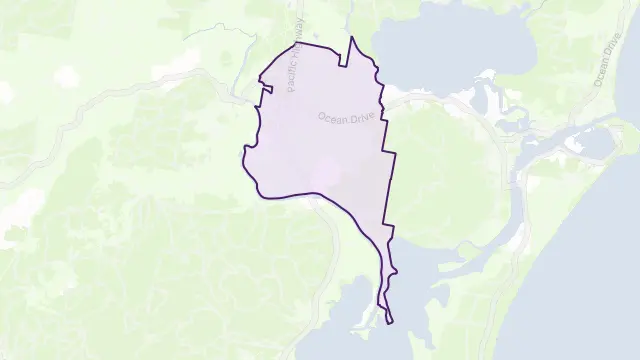 Kew Area Boundary Map