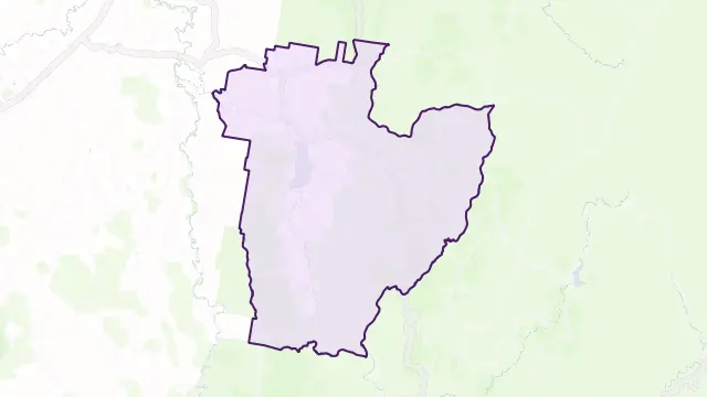 Khancoban Area Boundary Map
