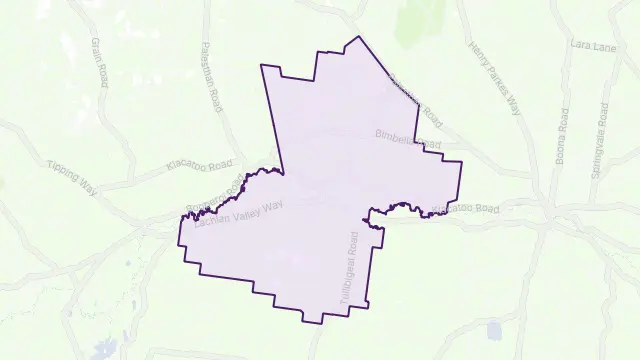 Kiacatoo Area Boundary Map
