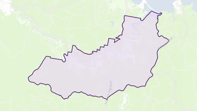 Kiah Area Boundary Map