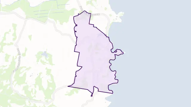 Kiama Area Boundary Map