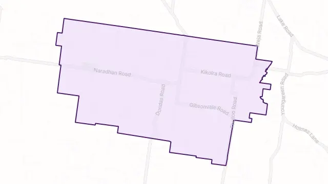 Kikoira Area Boundary Map
