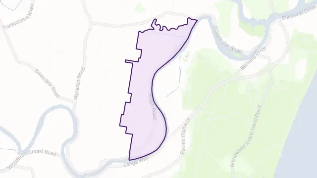 Kilgin Area Boundary Map
