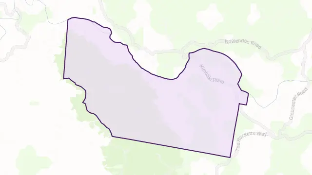Kimbriki Area Boundary Map