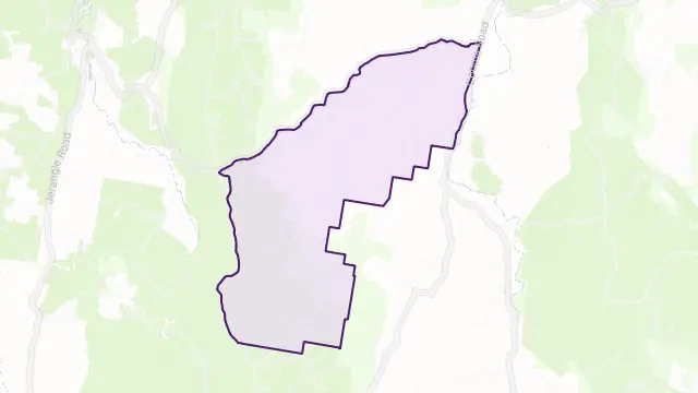 Kindervale Area Boundary Map