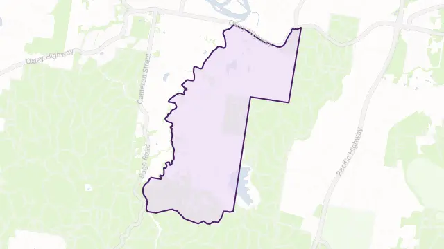 King Creek Area Boundary Map