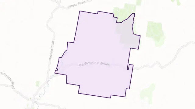 Kings Plains Area Boundary Map