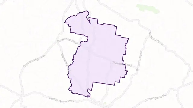 Kingsvale Area Boundary Map