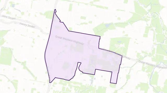 Kingswood Area Boundary Map