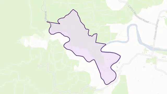 Kiora Area Boundary Map