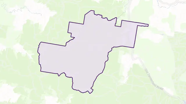 Kippenduff Area Boundary Map