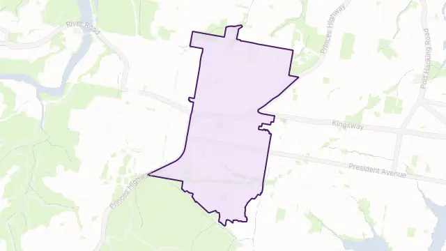 Kirrawee Area Boundary Map