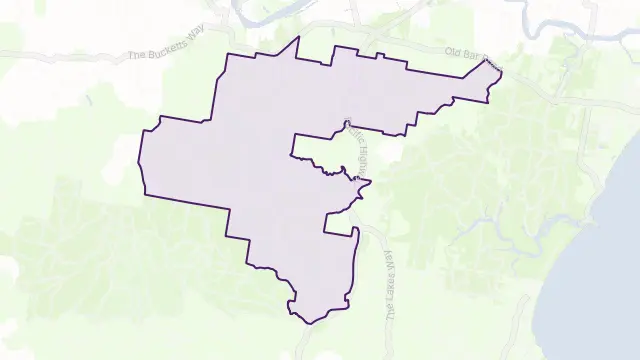 Kiwarrak Area Boundary Map