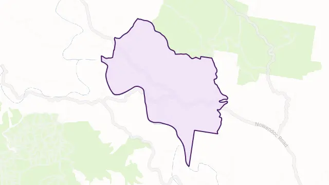 Knorrit Flat Area Boundary Map