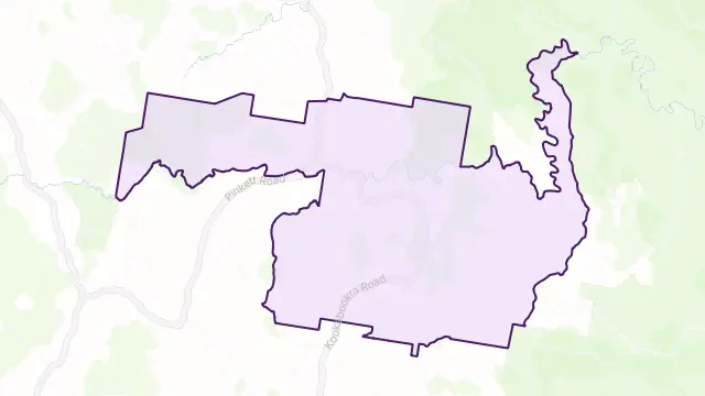 Kookabookra Area Boundary Map