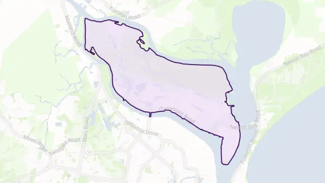 Kooragang Area Boundary Map