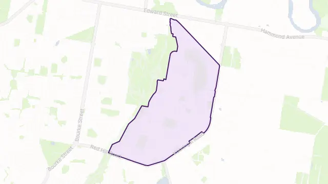 Kooringal Area Boundary Map
