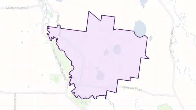 Koraleigh Area Boundary Map