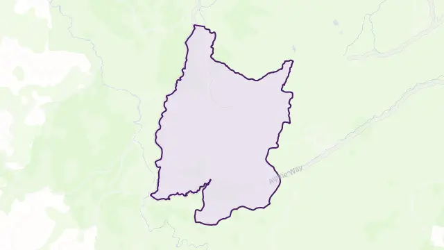 Kosciuszko Area Boundary Map