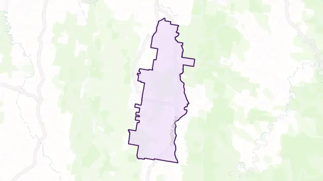 Krawarree Area Boundary Map