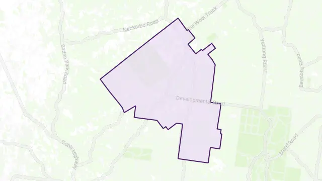 Kulwin Area Boundary Map