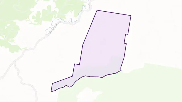 Kunghur Creek Area Boundary Map