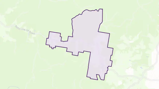 Kurrajong Heights Area Boundary Map