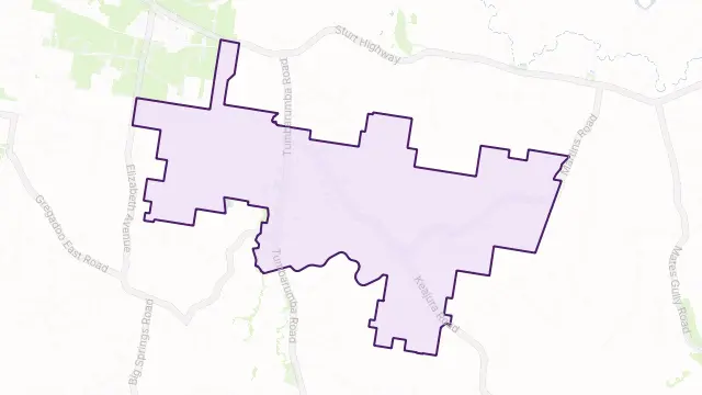 Ladysmith Area Boundary Map