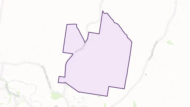 Laffing Waters Area Boundary Map