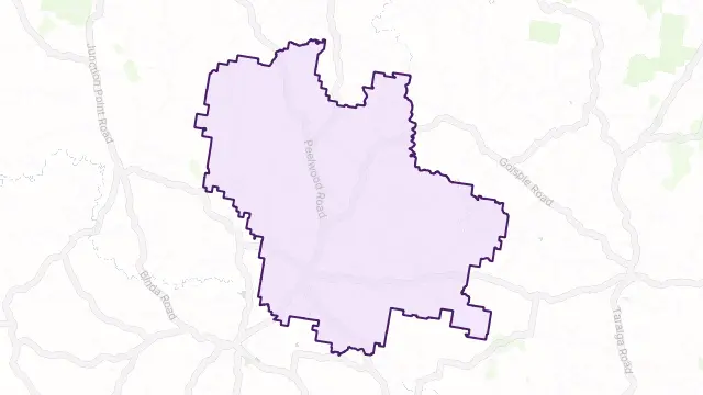 Laggan Area Boundary Map