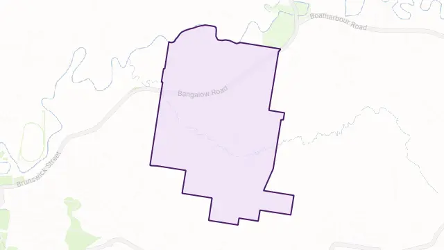 Lagoon Grass Area Boundary Map