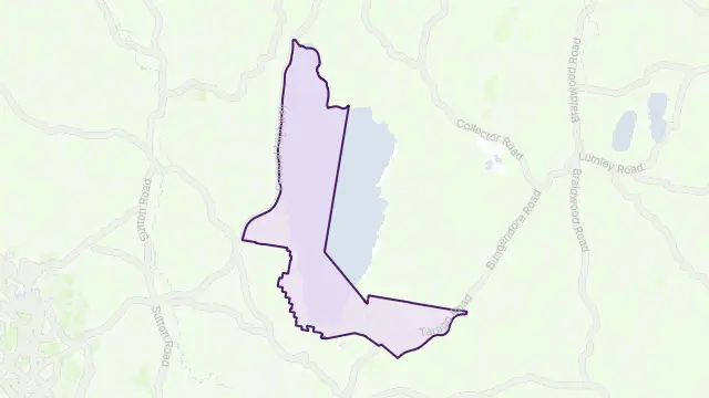 Lake George Area Boundary Map
