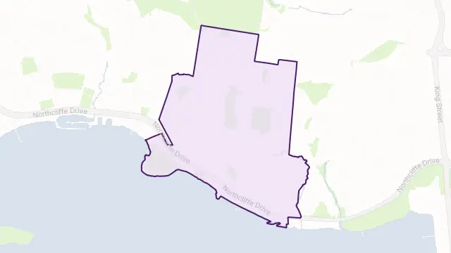 Lake Heights Area Boundary Map