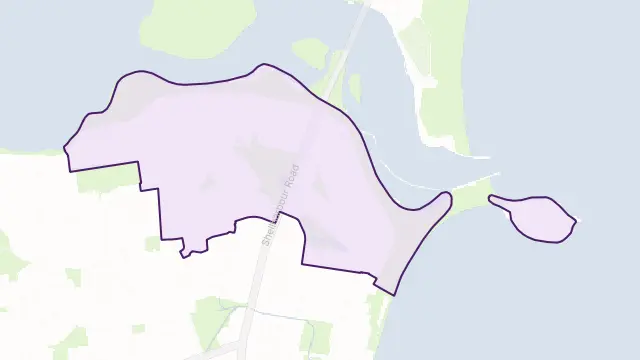 Lake Illawarra Area Boundary Map