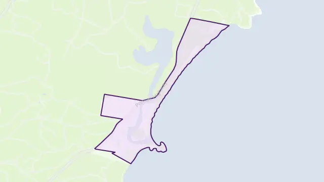 Lake Tabourie Area Boundary Map